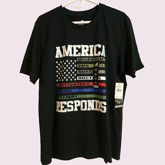 American Dream Team Network Responders Tee Shirt - Picture 1 of 4